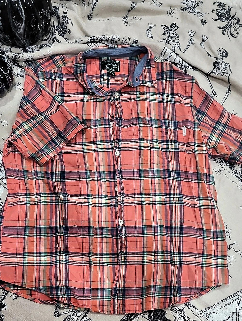 Woolrich Men's Plaid Button Down Shirt